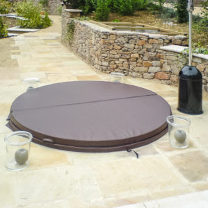 Pool and Spa Service in ground hot tub cover